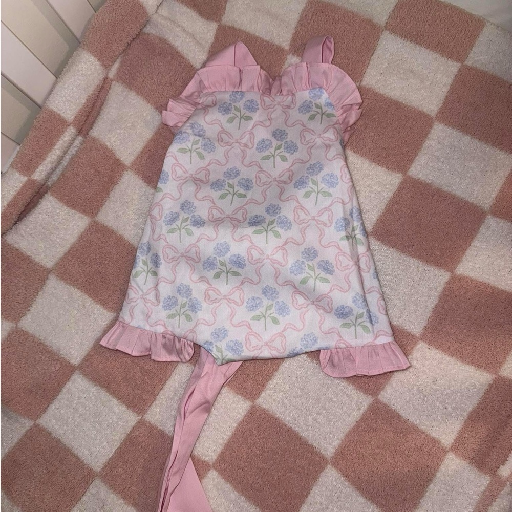 Pink and Blue Floral Kids Bodysuit